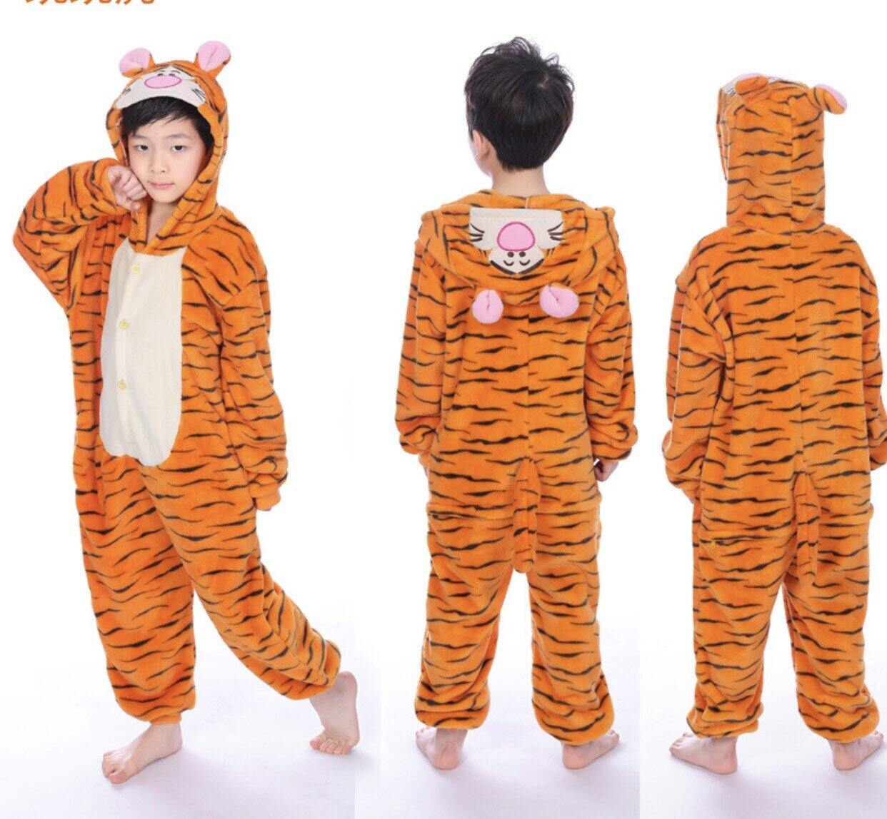 Bộ Đồ Thú Hổ Vằn Trẻ Em