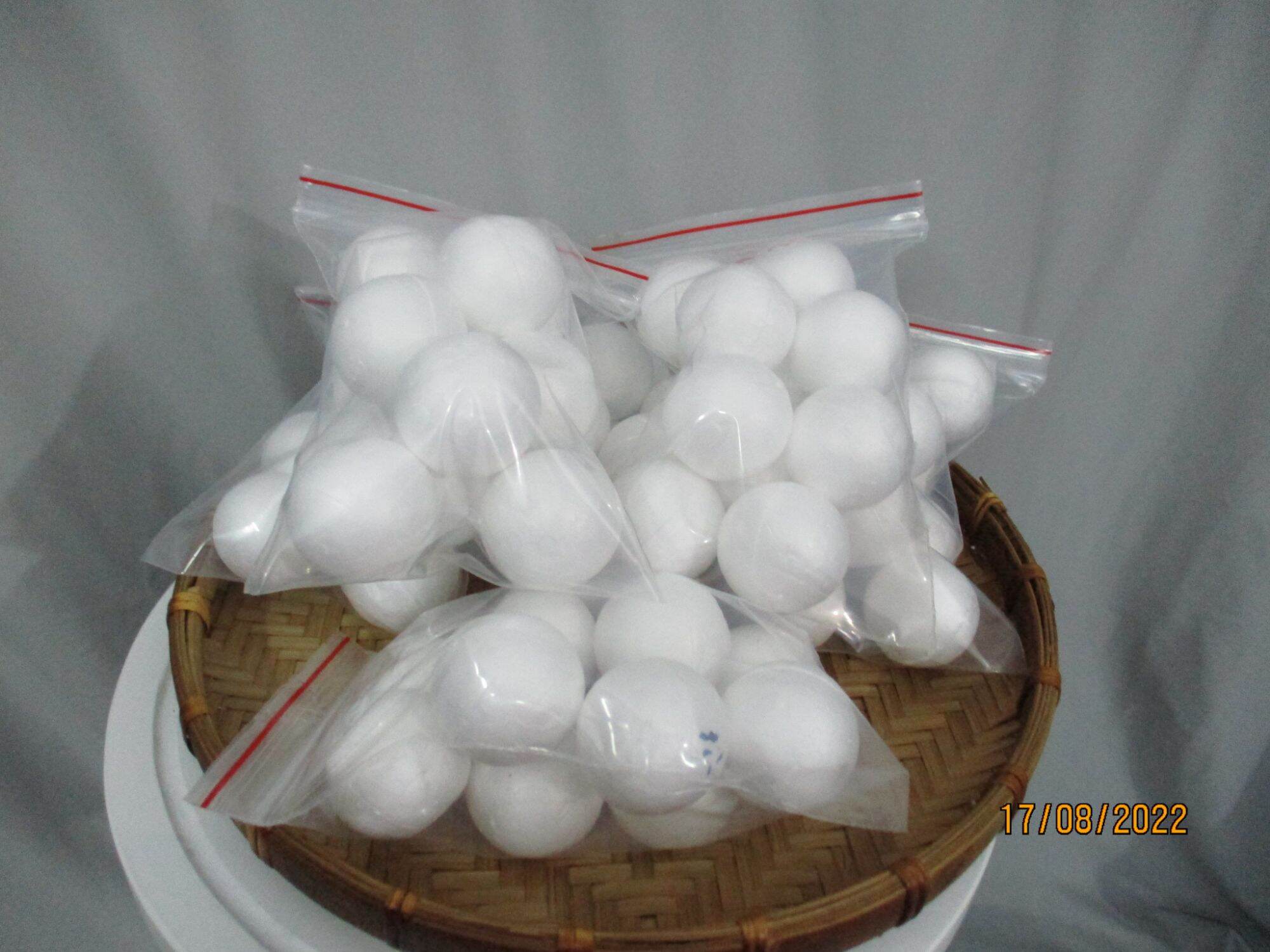 nụ xốp tròn 3.5cm dùng làm hoa siêu rẻ (10 nụ)