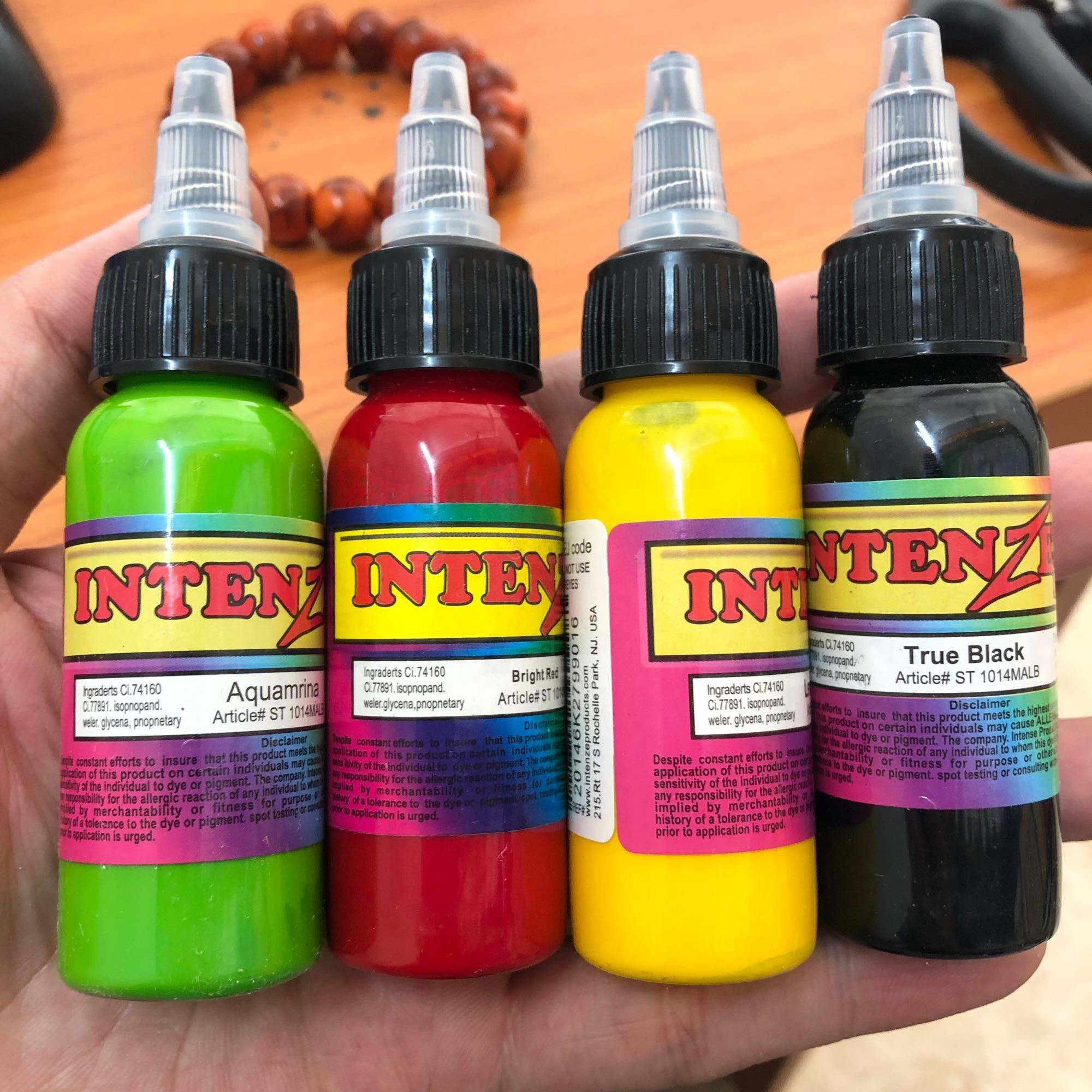 Mực Đen IntenZ 30ml💗Freeship💗Mực xăm InteZ chất lượng.