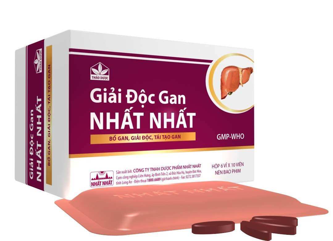 Giải độc gan Nhất Nhất TONKA - Bổ gan, giải độc tái tạo tế bào gan