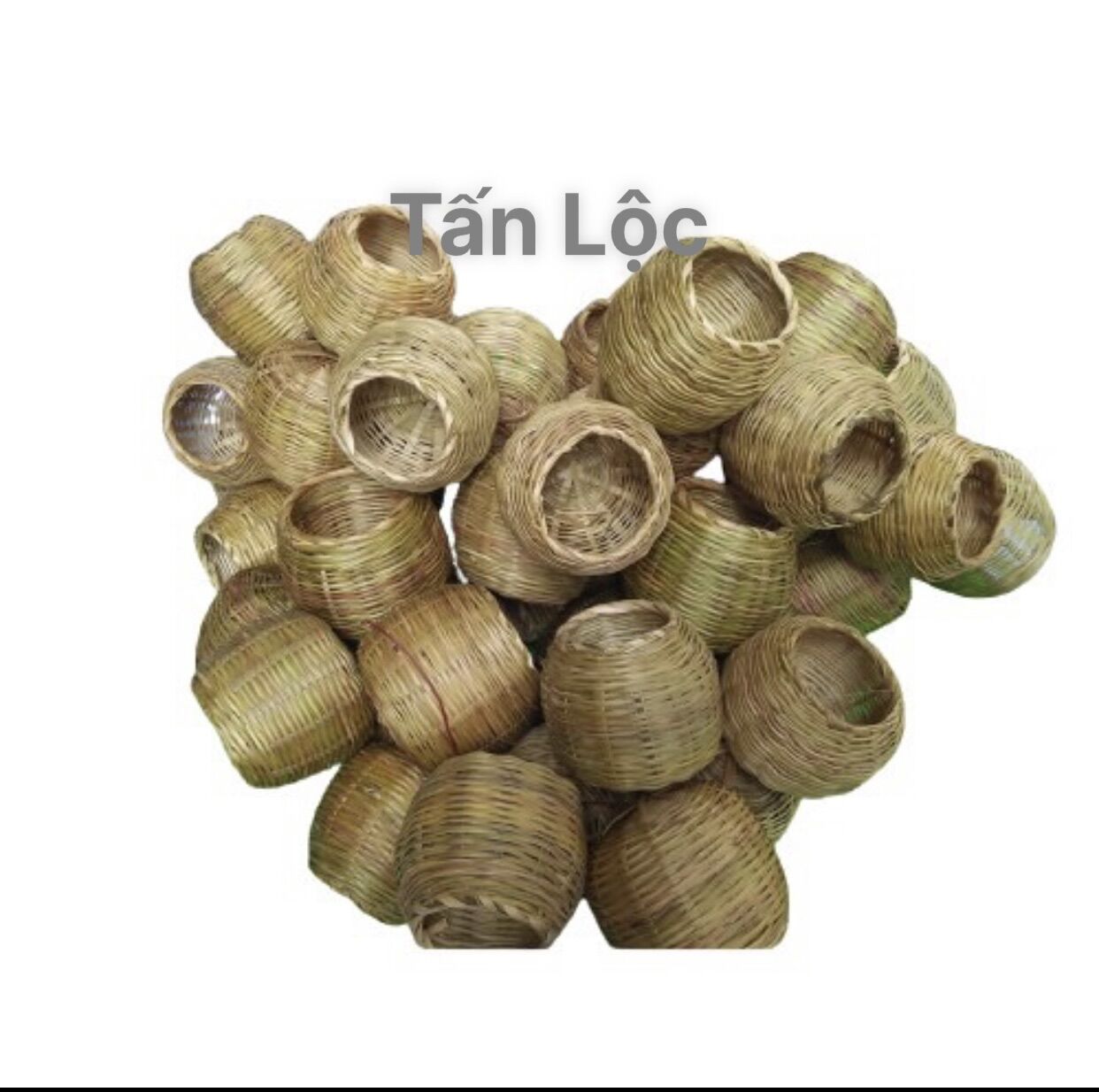 Giỏ Mây Giỏ Tre Đựng Lúa Kê Cho Chim Cu Gáy