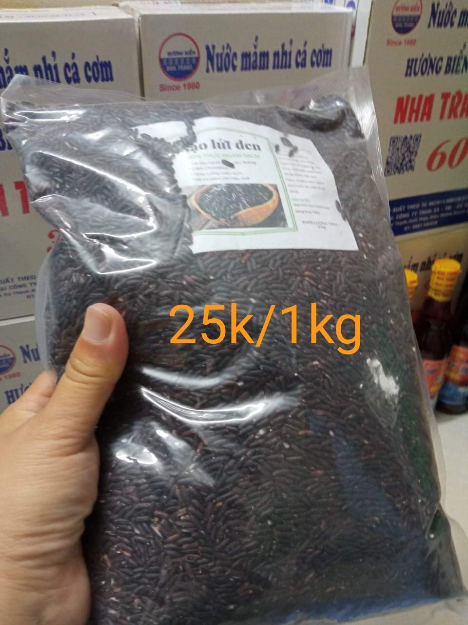(HCM) 2kg gạo lứt dẻo đen Điện Biên date mới