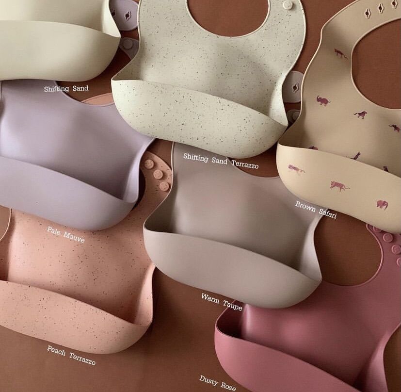 Yếm ăn dặm silicone MUSHIE cho bé
