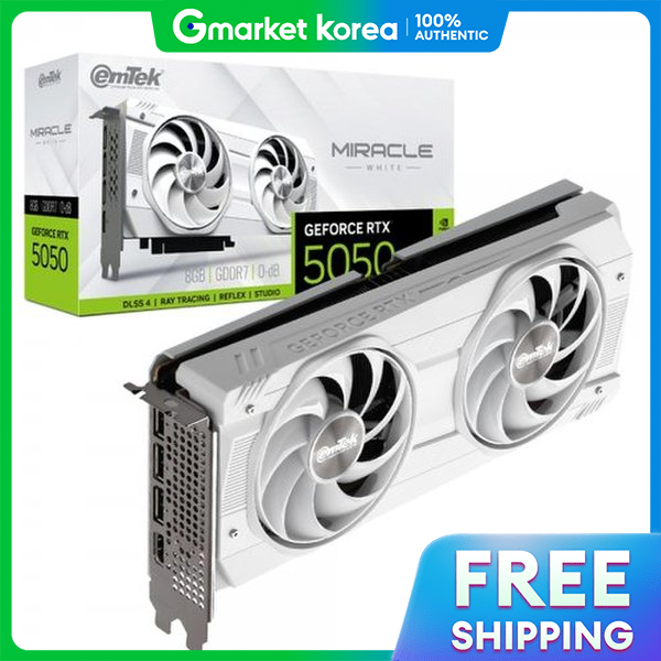 Emtek | Emtek Geforce Rtx 5050 Miracle White D6 8Gb Giá 14,068,000 Đồng*Miễn phí vận chuyển