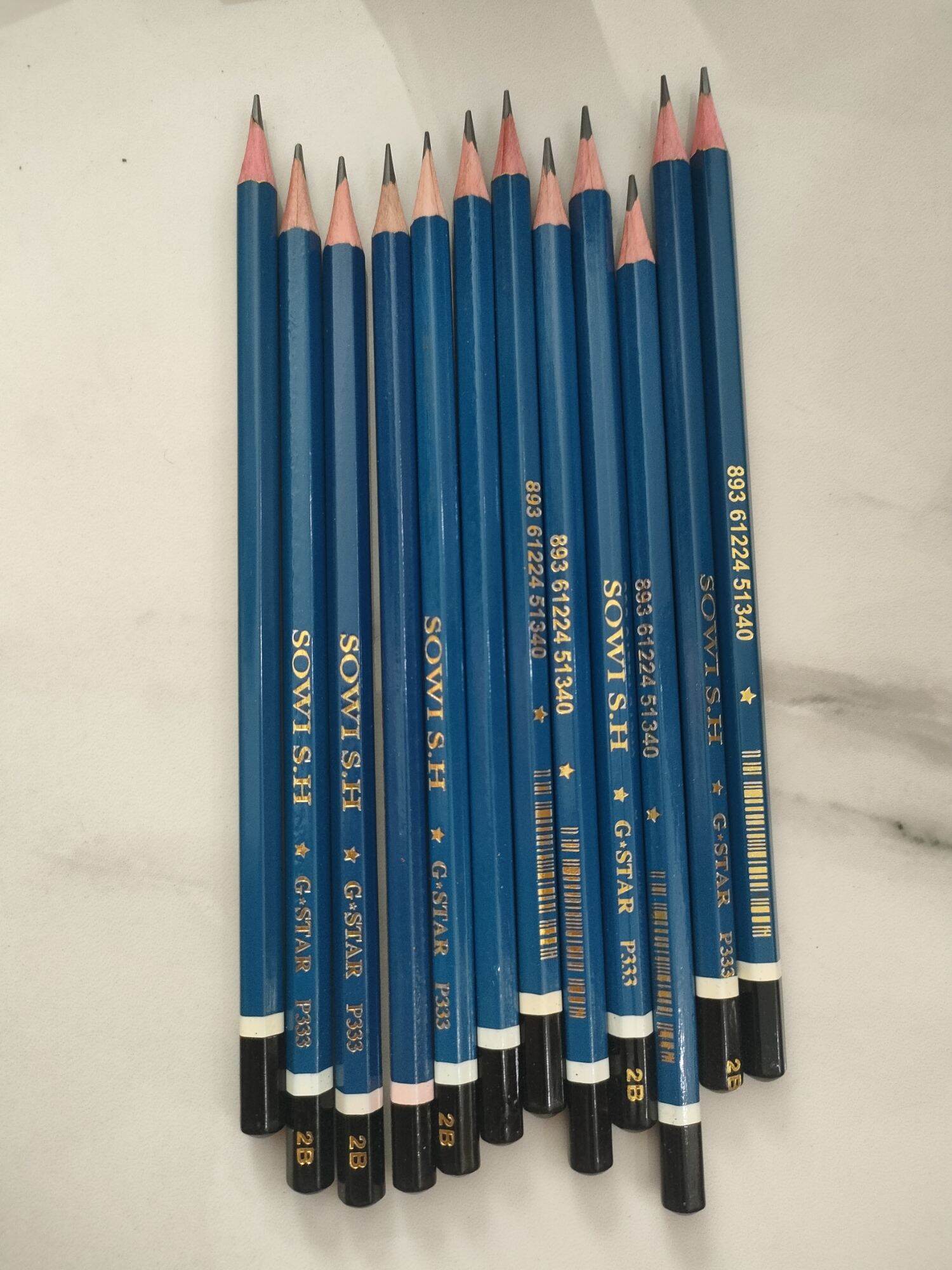Bút chì gỗ G-Star P.333 2B-3B-4B- 5B(12 cây/hộp)
