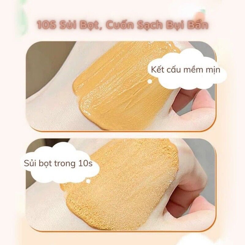 Mặt Nạ Sủi Bọt Cà Rốt hộp 12 gói