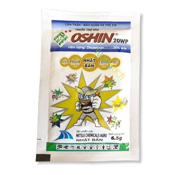Oshin 6.5gr Nhật bản_Chế phẩm sinh học trừ trĩ, Bọ nhảy, bọ phấn, rầy, rệp, sâu và bọ cánh cứng cắn phá cây trồng