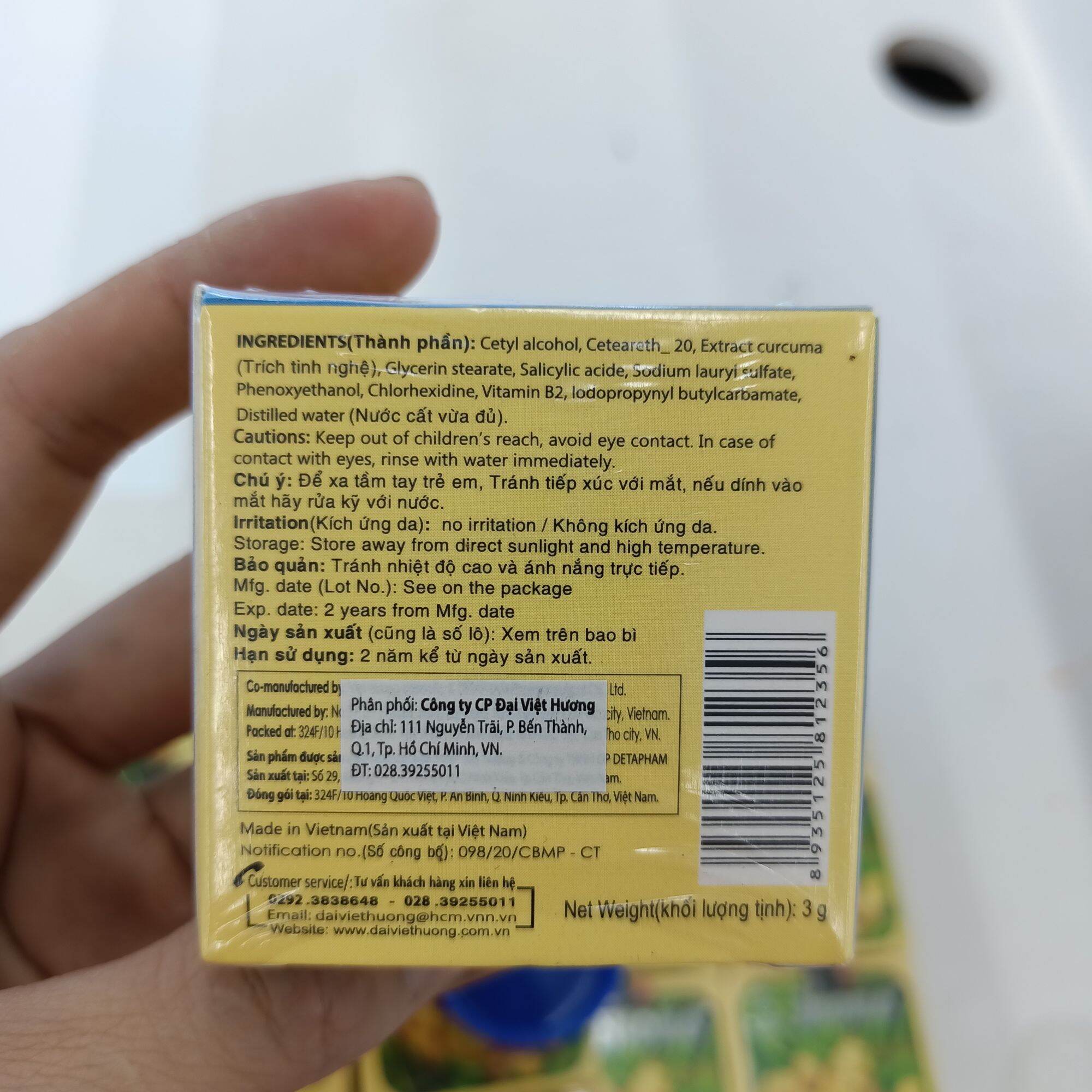 KEM BIONA NGỪA MỤN NGHỆ 3G