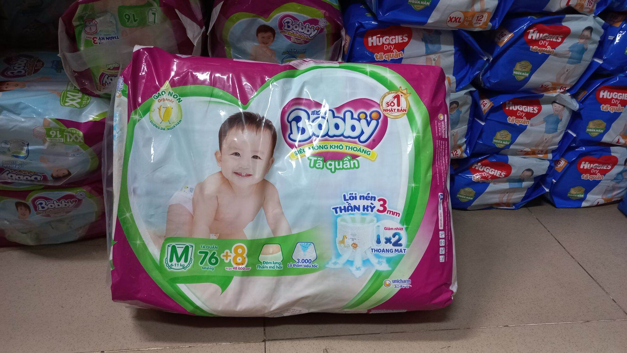 Tã Quần Bobby size S M L XL 2XL 3XL
