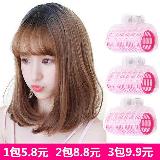 Thiết Bị Uốn Tóc Thần Thánh Không Làm Tổn Thương Tóc Mái Không Khí Hàn Quốc, Thiết Bị Uốn Tóc Bằng Nhựa Tự Dính, Máy Uốn Tóc, Máy Uốn Tóc, Dụng Cụ Làm Tóc