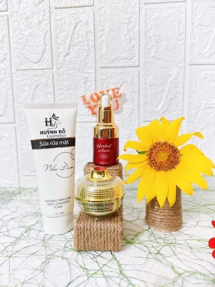 combo mụn trắng da huỳnh đỗ