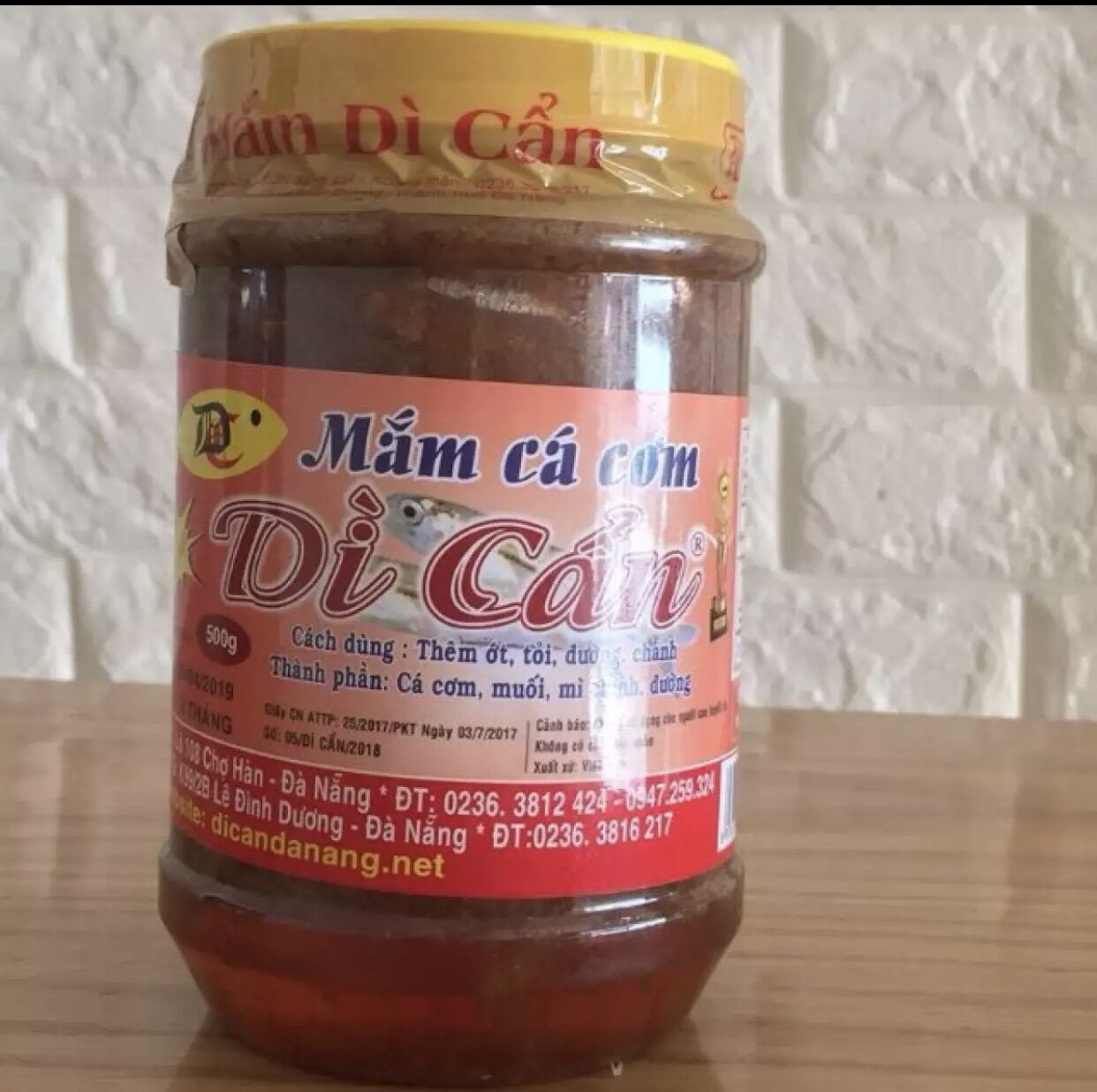 Mắm cá cơm dì cẩn 500g
