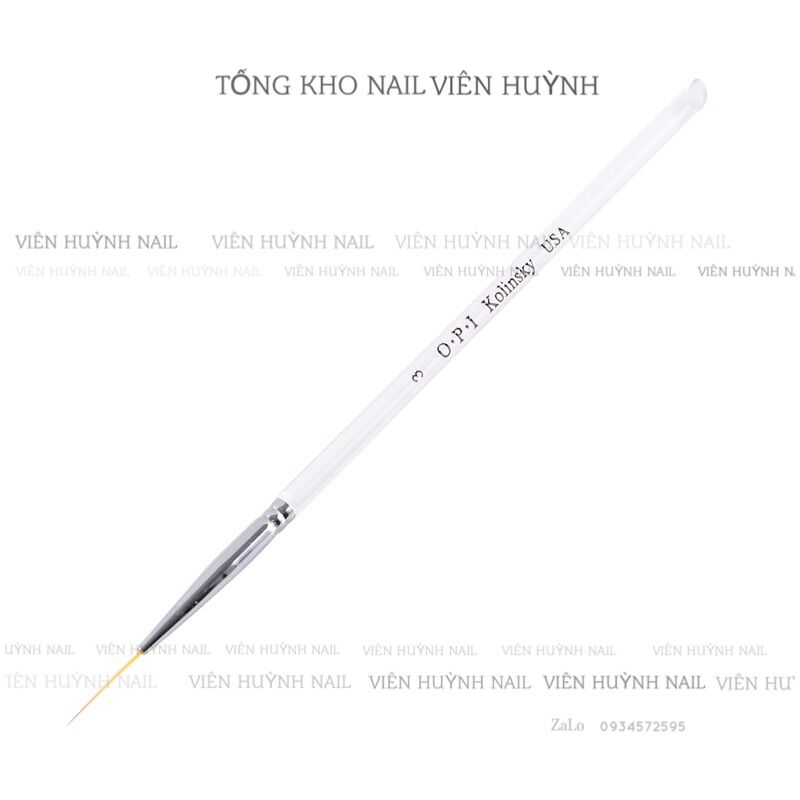 Cọ nét nail, cọ râu opi đầu mảnh vẽ móng siêu nét