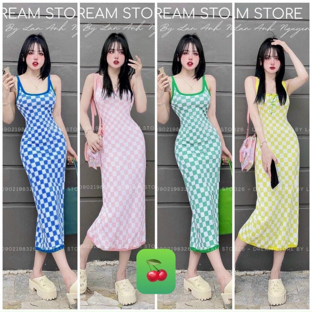 Style # đầm body kiểu hai dây nhỏ from dưới 50kg