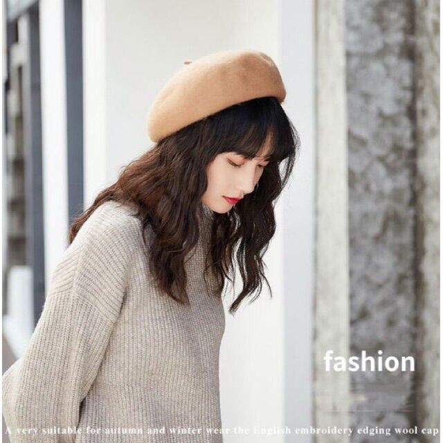 Mũ Nồi Mũ Beret Dạ 9 Màu Túi Zip Hàng Quảng Châu