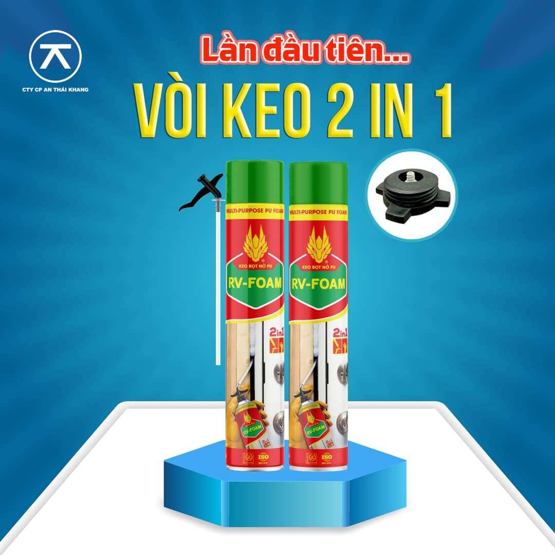 KEO BỌT NỞ RV FOAM (Đầu vòi 2 chức năng)