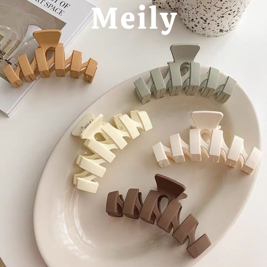Kẹp tóc càng cua xương cá mập phong cách Hàn Quốc Meily Store
