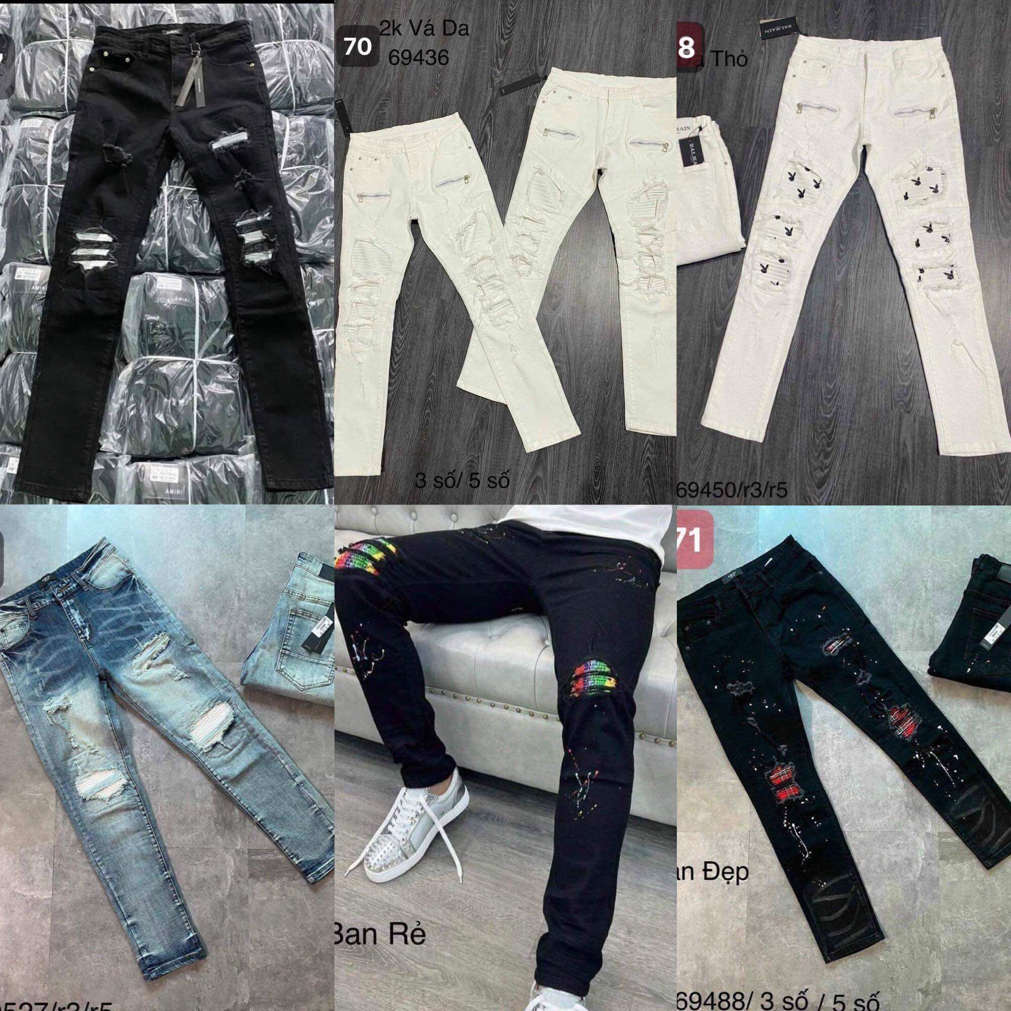 Quần jean nam Dsquared2 khoá lệch cao cấp mới nhất_Ảnh shop chụp