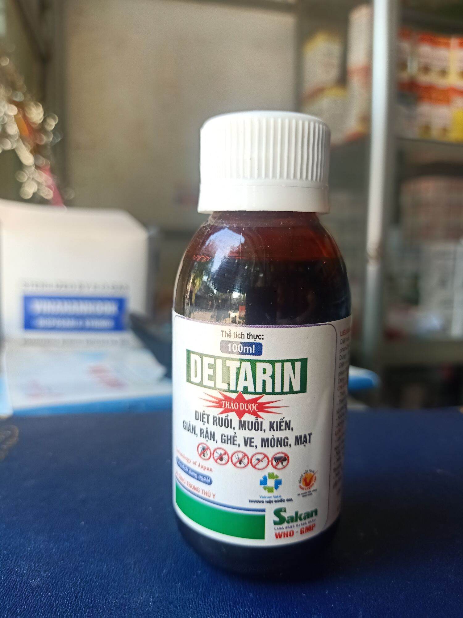 Diệt Côn Trùng ruồi, muỗi, kiến gián Deltarin chai 100ml