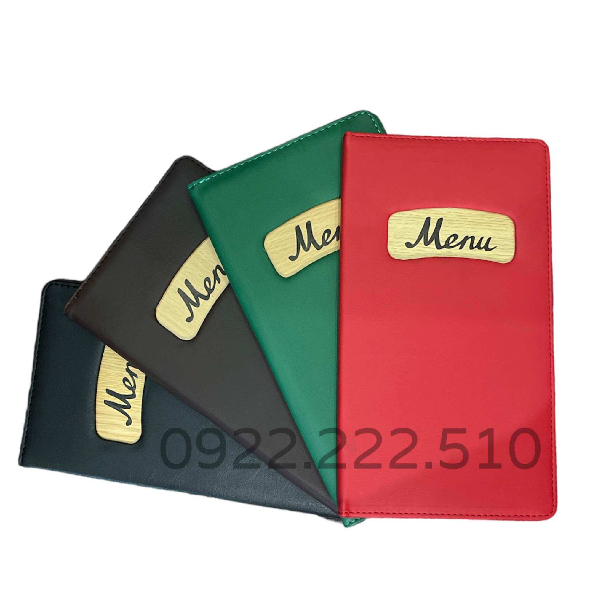 BÌA MENU DA LÁ TRUNG (16x29cm)