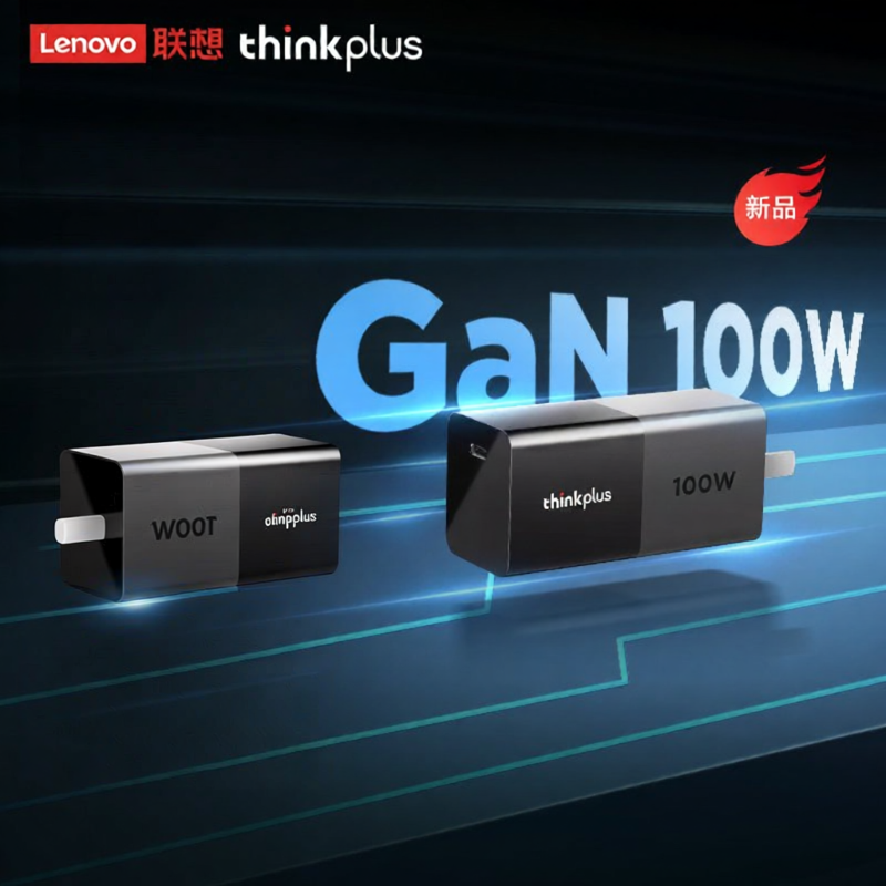 Lenovo | 100W GaN Charger Power Adapter Giá 1,364,000 Đồng*Miễn phí vận chuyển