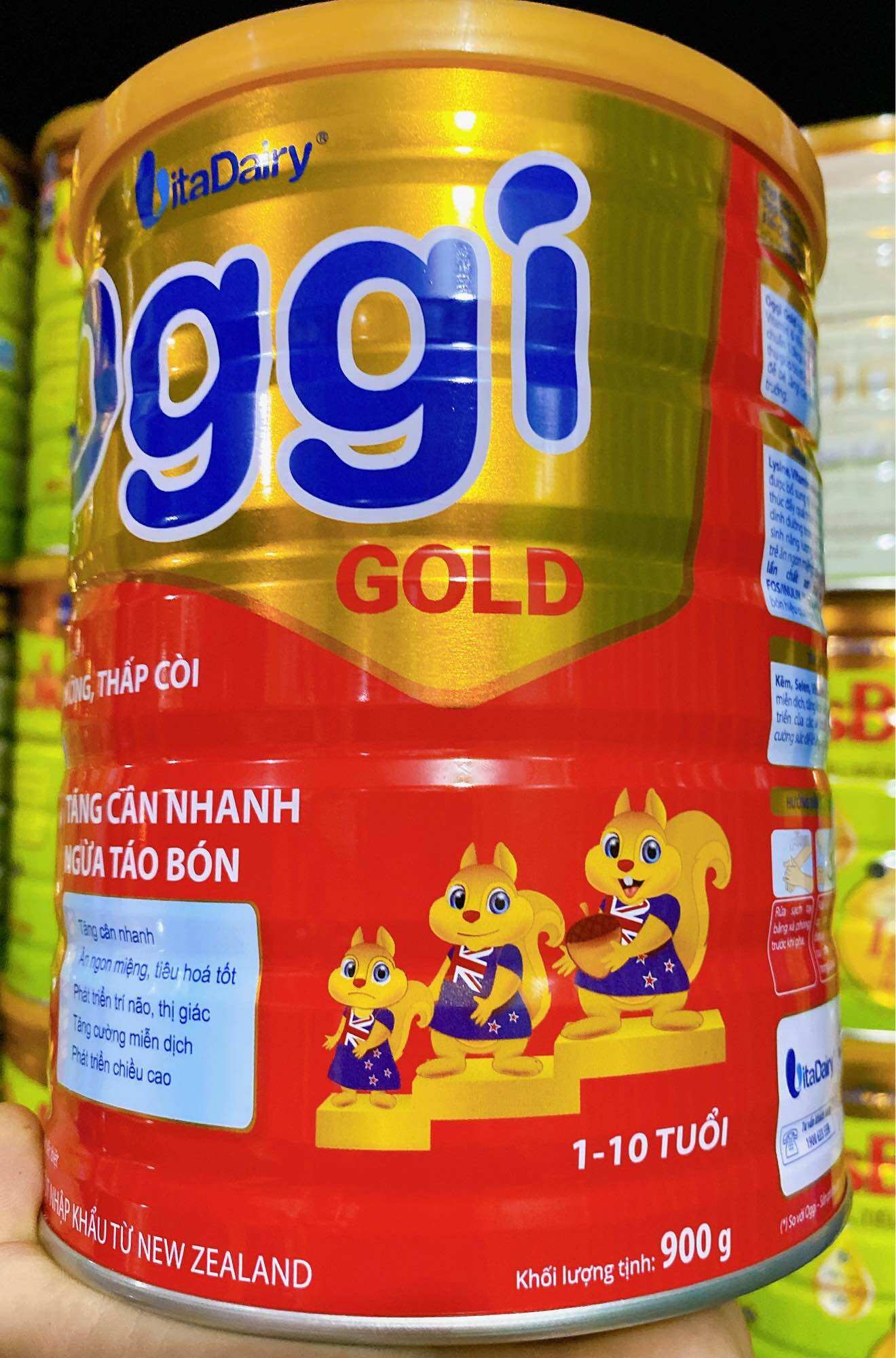 Sữa oggi gold lon 900g