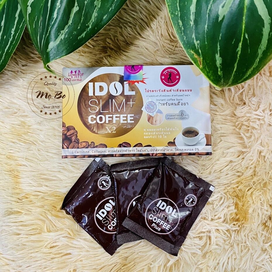 Cà phê idol slim coffee x 2 Thái Lan 10 gói