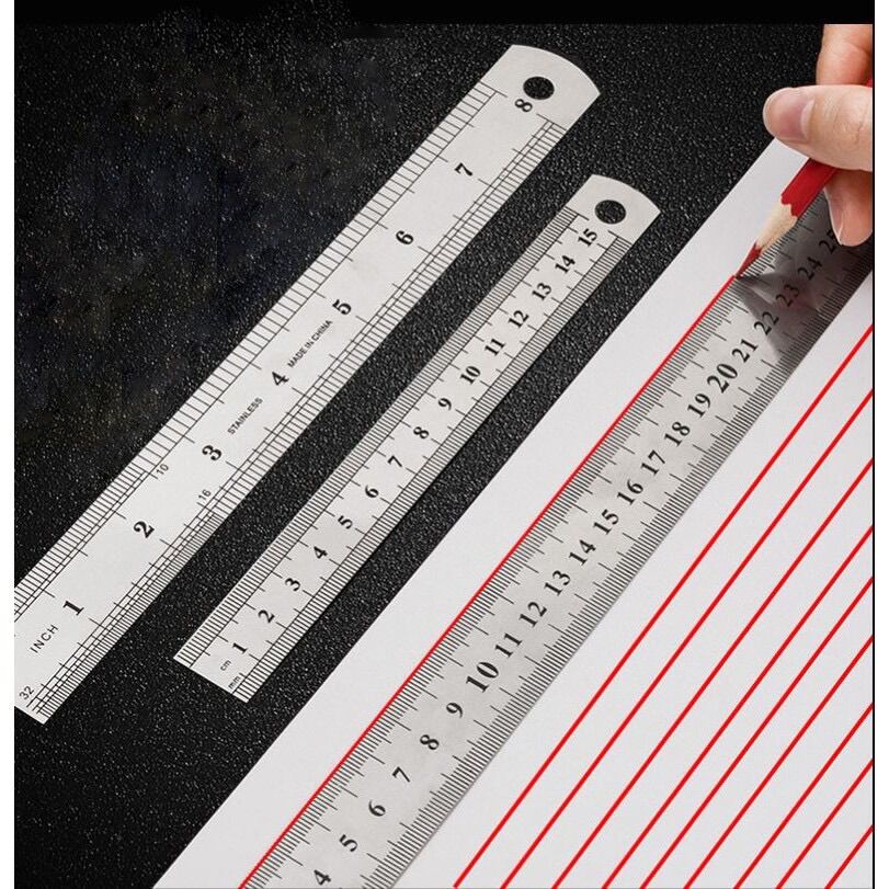 Thước Kẻ Sắt 20cm, 30cm