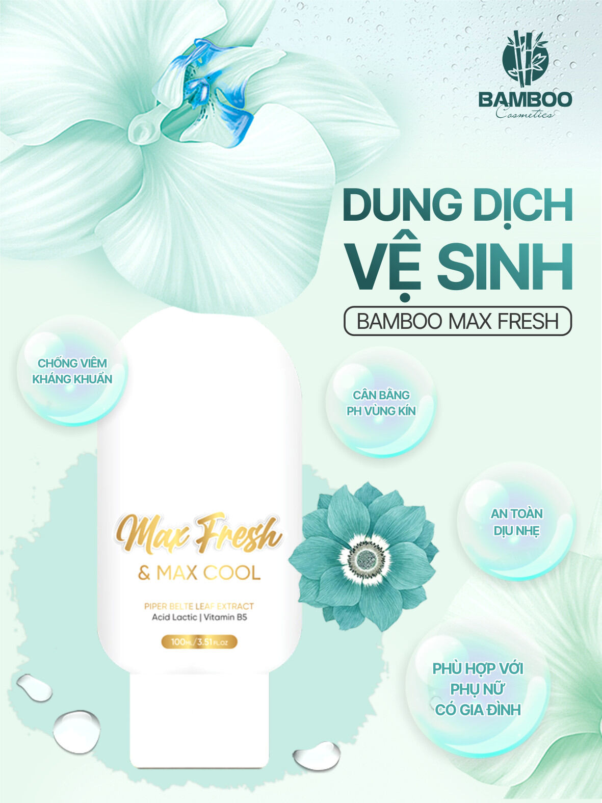 DUNG DỊCH VỆ SINH MAXFRESH BAMBOO
