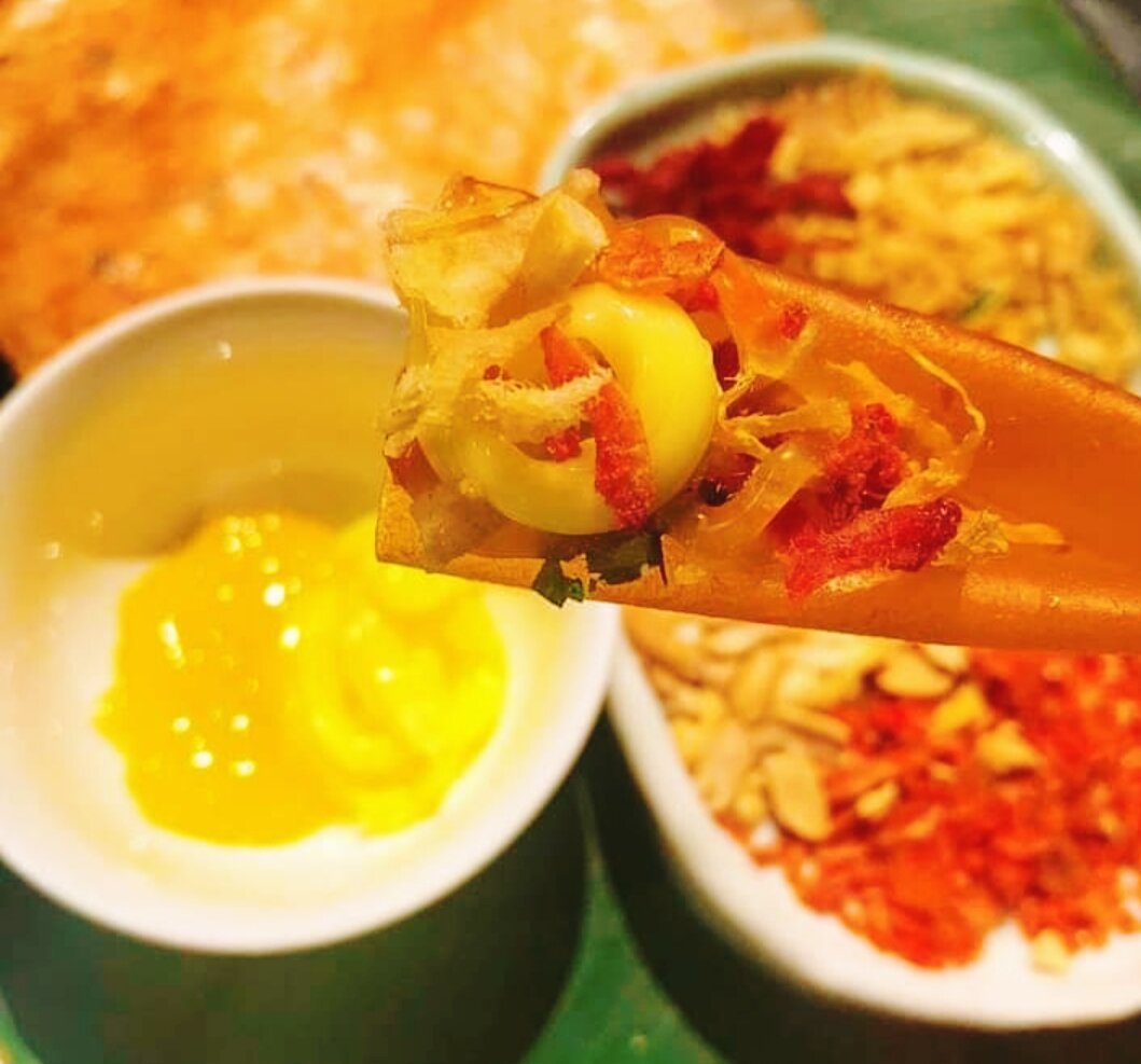 combo bánh tráng dẻo tôm tóp mỡ bơ béo