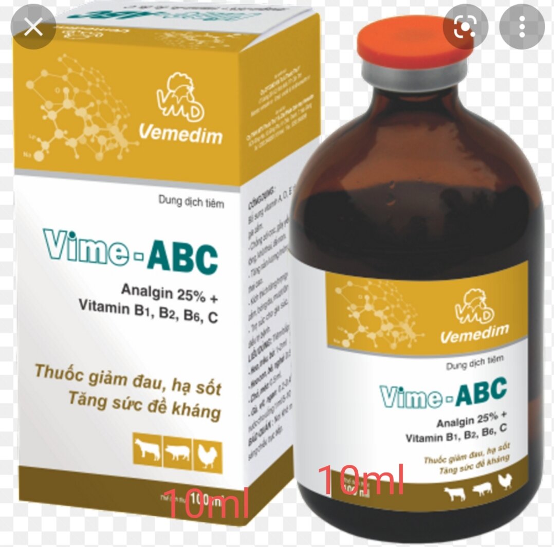 Vime ABC 10ml giải nhiệt, vitamin , thức ăn cho vật nuôi