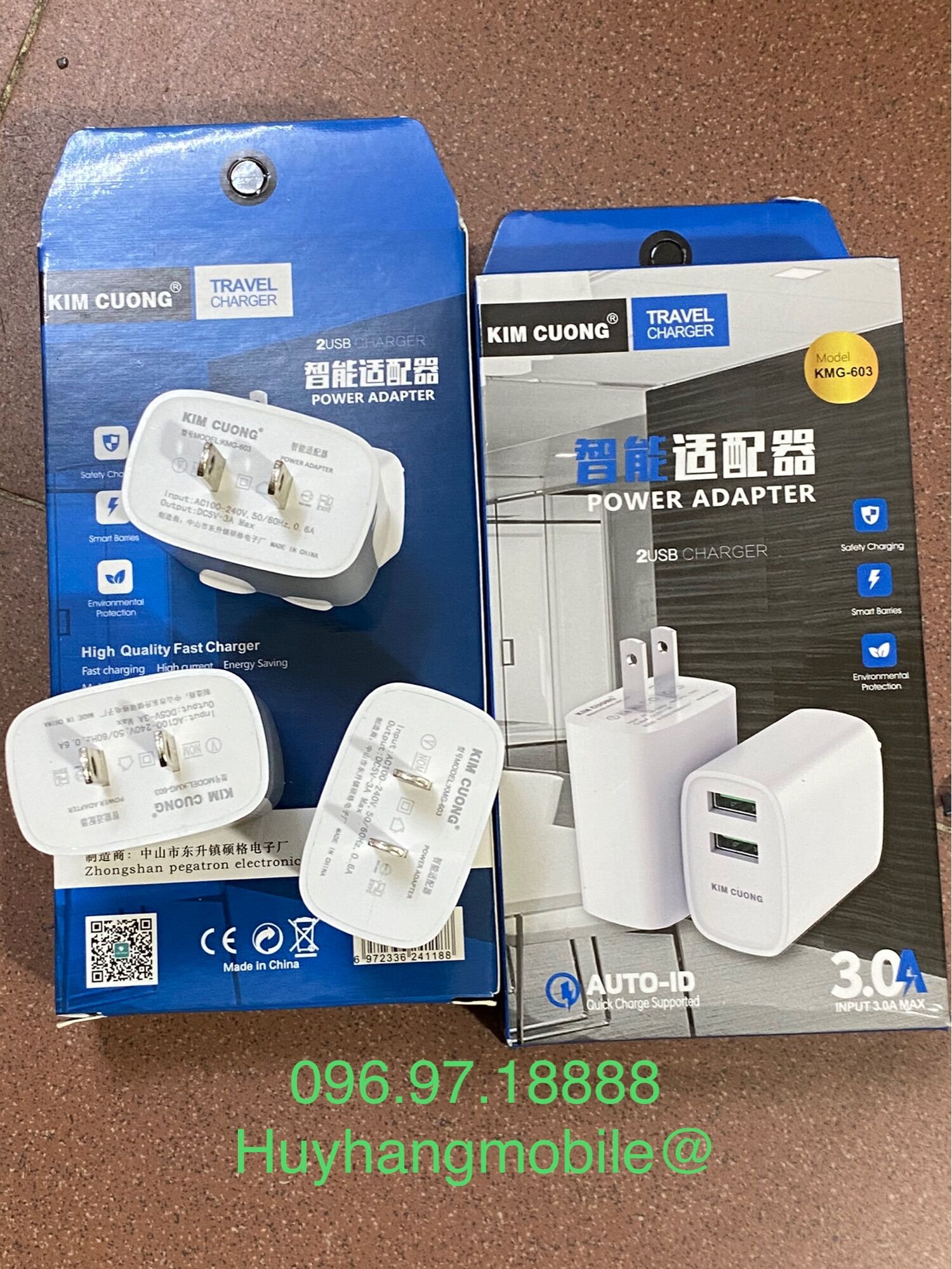Củ sạc Kim Cương dòng 3A Max hàng chính hãng.
