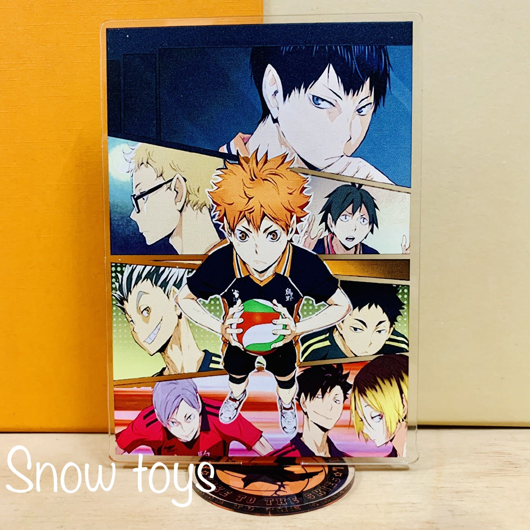 Mô Hình Tượng Standee Acrylic Mica Haikyu - mô hình nhân vật haikyu - Chàng khổng lồ tí hon - Vua bóng chuyền Haikyuu!! - Karasuno Hinata Shoyo