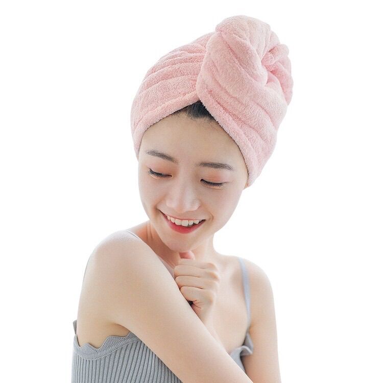 [HCM]Khăn trùm đầu làm khô tóc