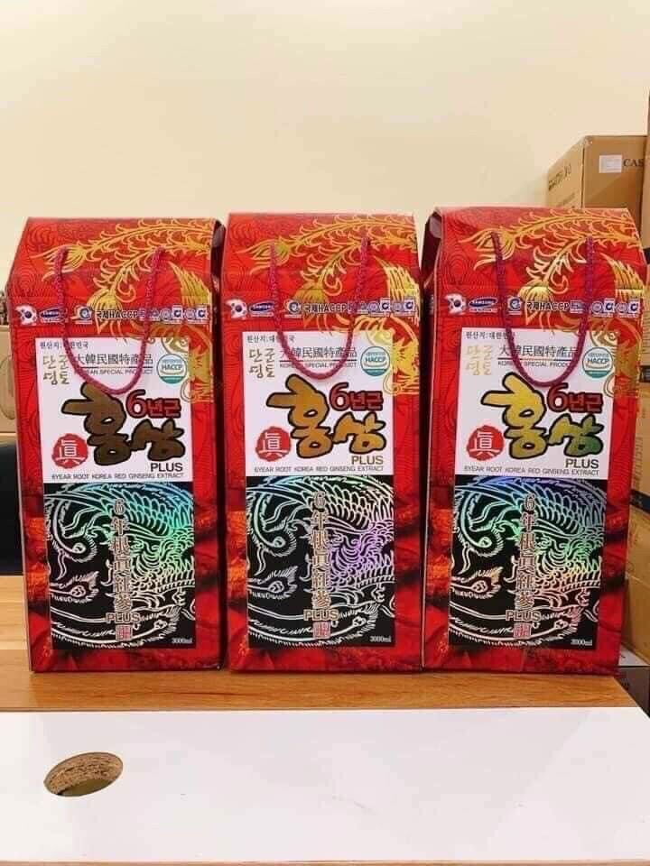 Nước cốt hắc sâm Teawoong chai 3 Lít