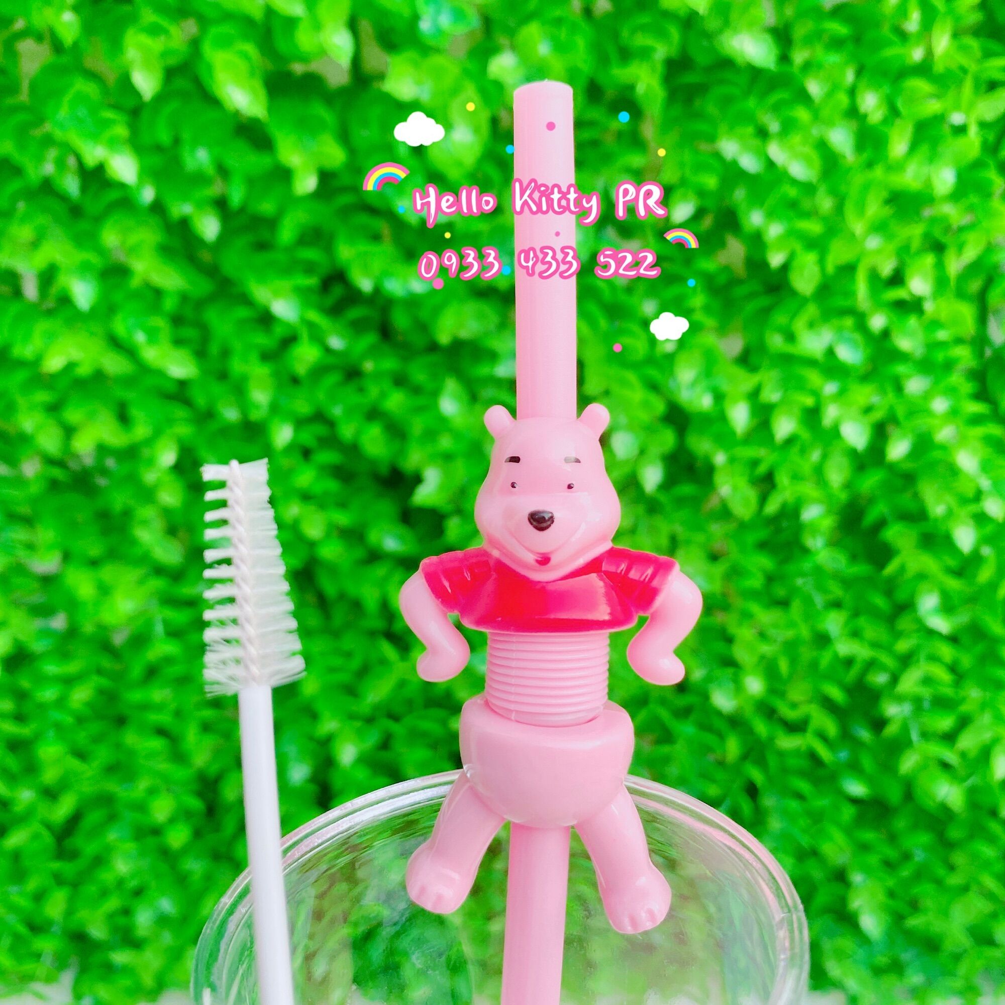 Ống hút tái sử dụng nhiều lần Hello Kitty - Doremon Doraemon