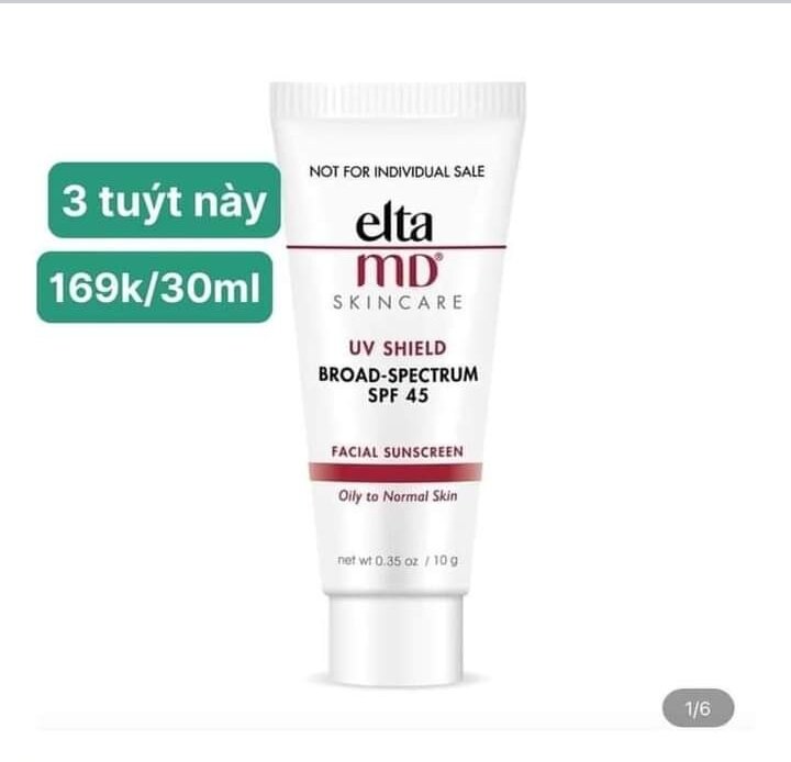 Kem chống nắng elta md 3×10ml