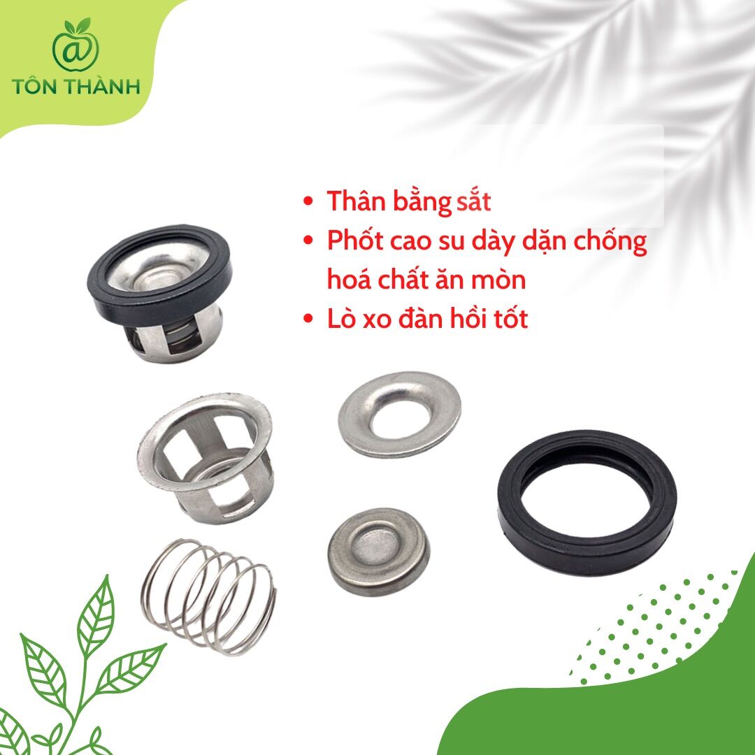 LÚP PÊ ( LUPPE ) VAN 1 CHIỀU ĐẦU XỊT RỬA XE 0.5HP 1HP 2HP SET 6 CÁI