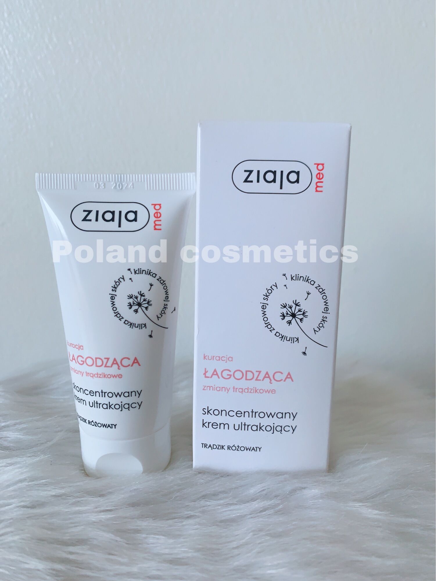 Kem bôi viêm nang lông ziaja med hồng balan 50ml
