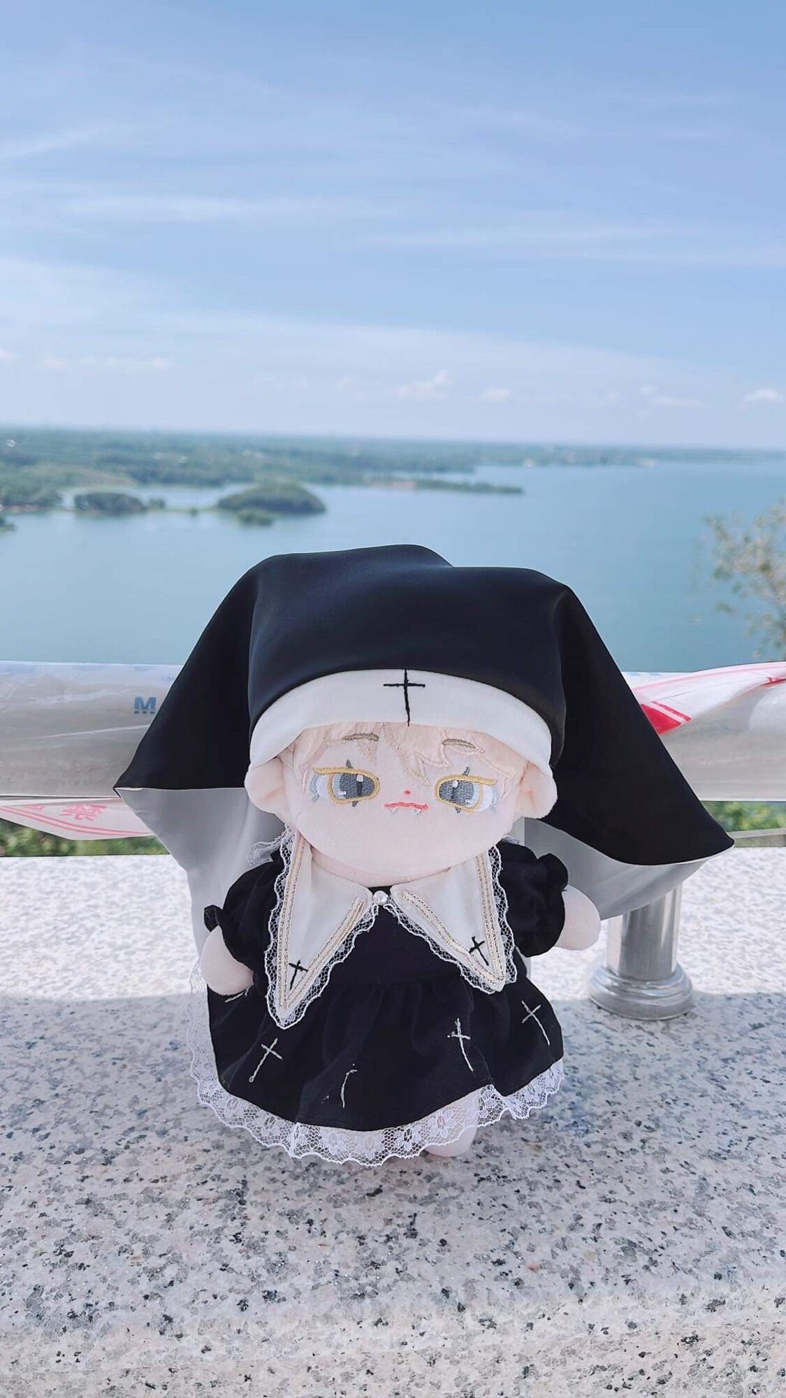 Outfit doll (20cm)đầm nữ tu valak - MixASale