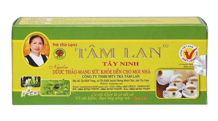 Trà tâm lan - tam lan tây ninh hộp 30 gói