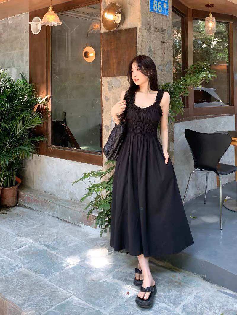 Đầm maxi xuông sát nách bèo BG