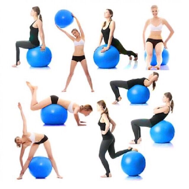 BÓNG TẬP YOGA BROSMAN SIZE 65CM TRƠN ( HÌNH TẠI SHOP)