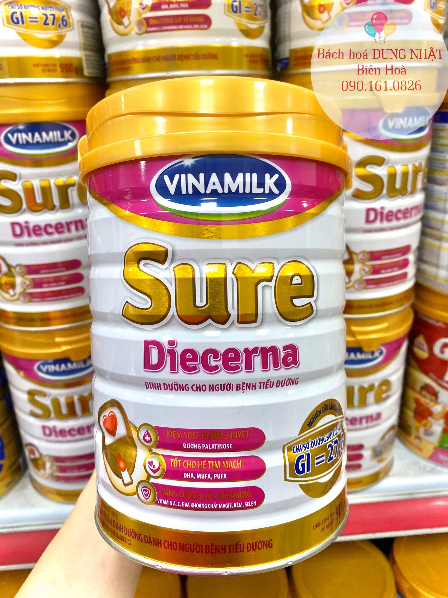 Sữa bột Vinamilk Dicerna dành cho người tiểu đường 900g HSD 2024