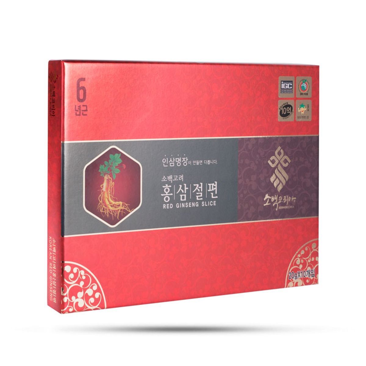 (freeship) HỒNG SÂM LÁT TẨM MẬT ONG - SOBAEK KOREA