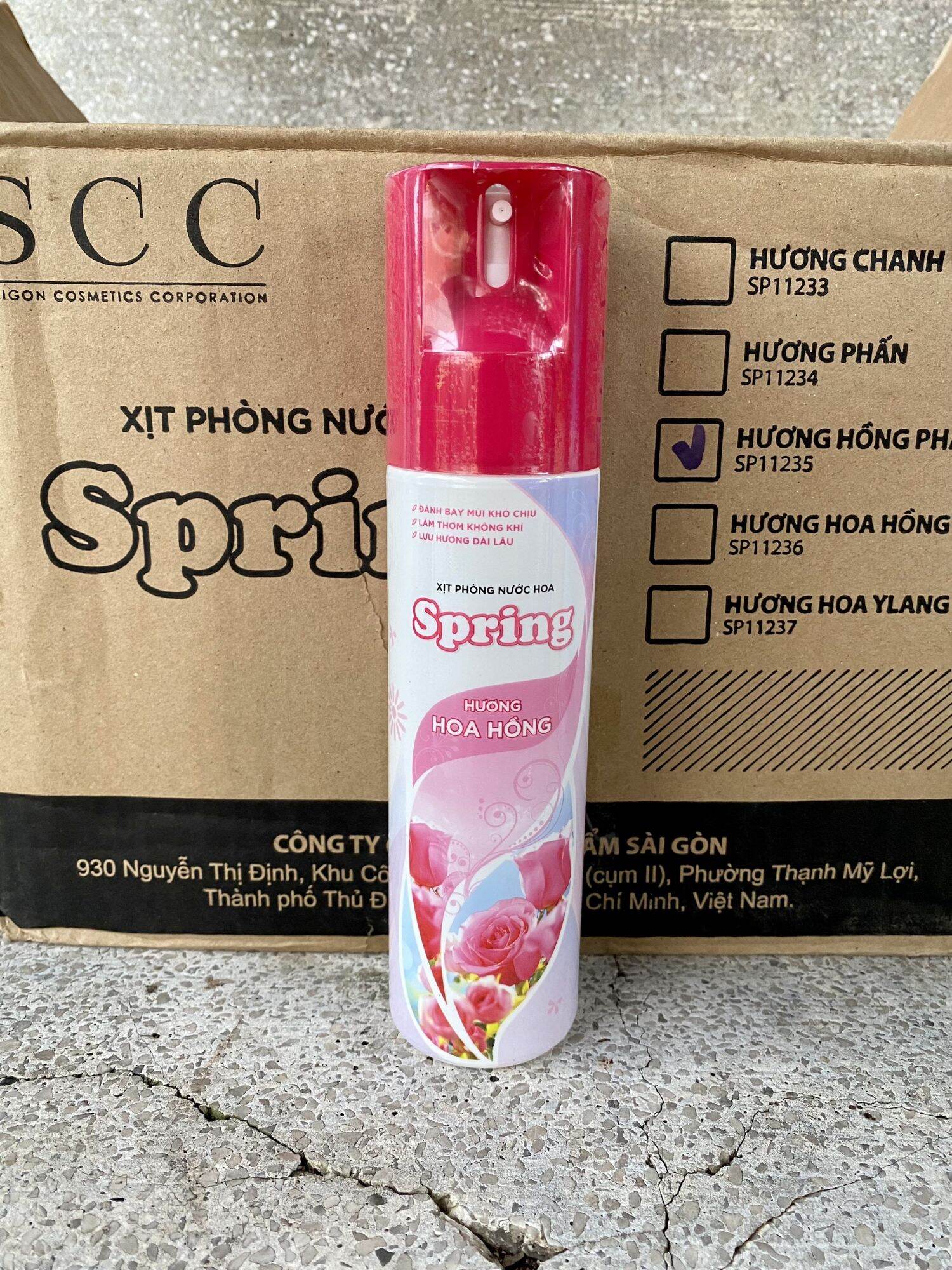 Xịt Phòng Spring 225ml chính hãng