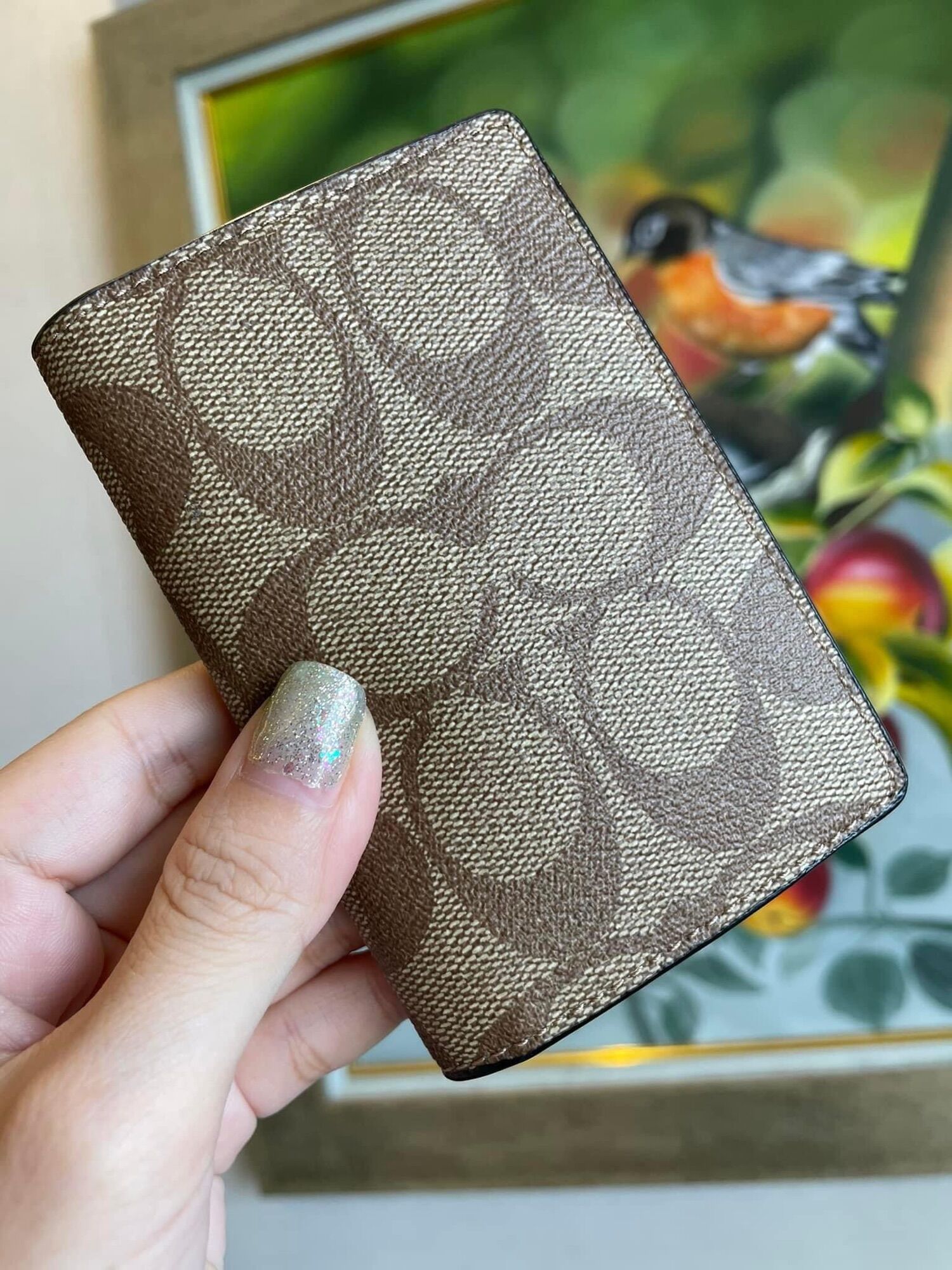 Ví Coach card case chính hãng
