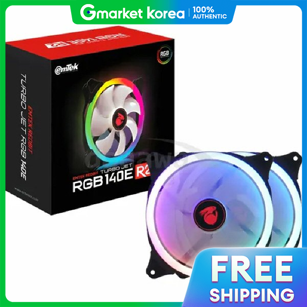 Emtek | Emtek Redbit Turbo Jet Fan 140E R2 (2Pack/Controller). Giá 672,000 Đồng*Miễn phí vận chuyển