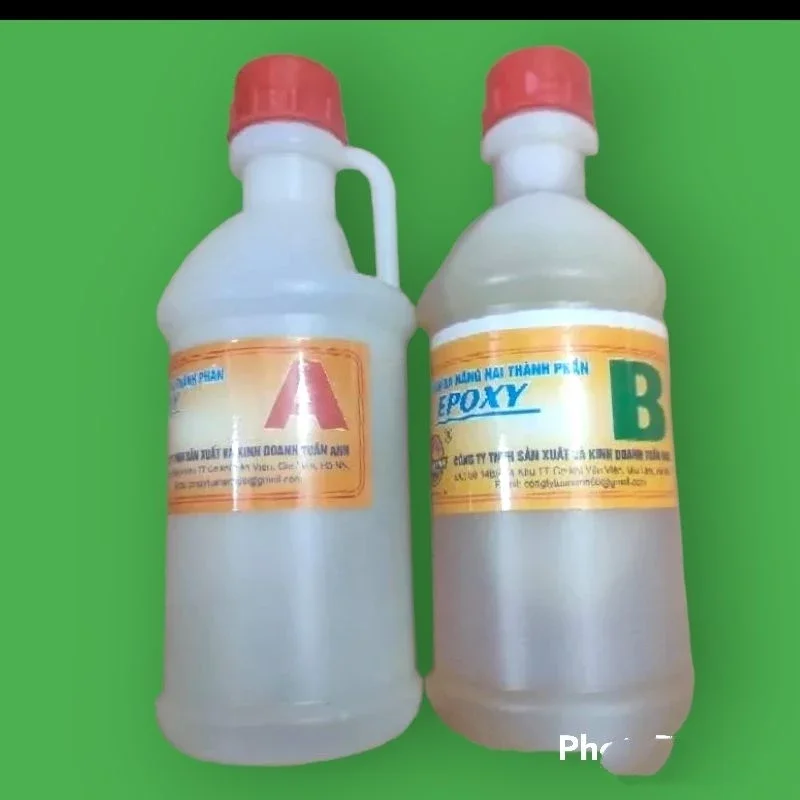 Keo dán 2 thành phần ab đa năng dính tốt chai 500 ml và 350 ml