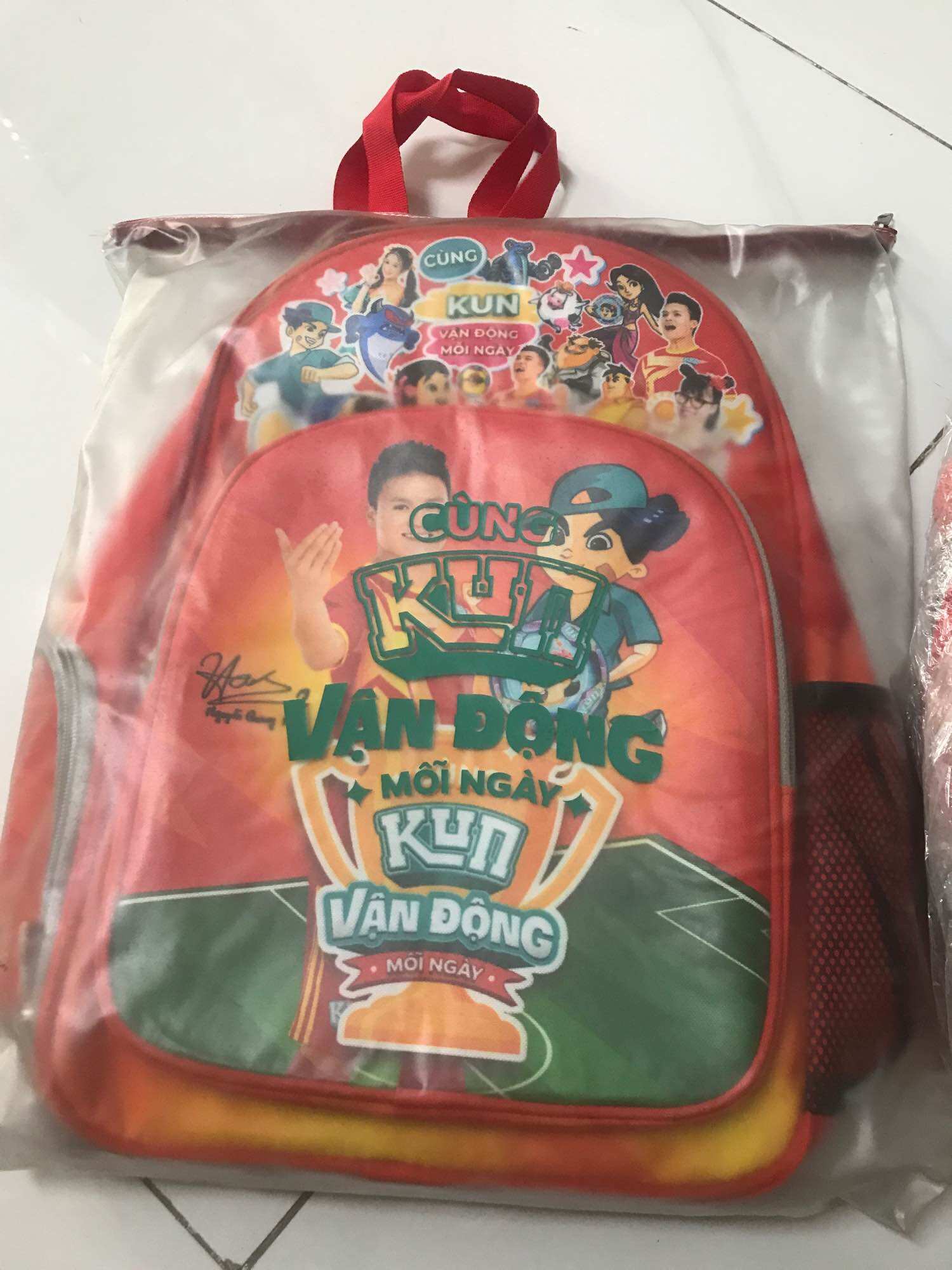 Balo cho bé - quà từ sữa kun